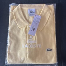 Polo T-shirt Lacoste Uomo Taglia 5 M Giallo