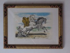 quadro litografia colorata a