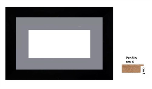 Cornice legno nera 4 - in,