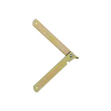 ASTA SNODATA ACCIAIO ZINCATO SINISTRA 250 MM* (48,0 PZ)