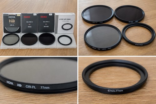 Set filtri fotografici 77mm - filtri,