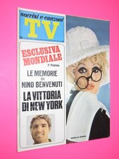 TV SORRISI E CANZONI anno 1968 n. 21  Isabella Biagini Nino Benvenuti OTTIMO