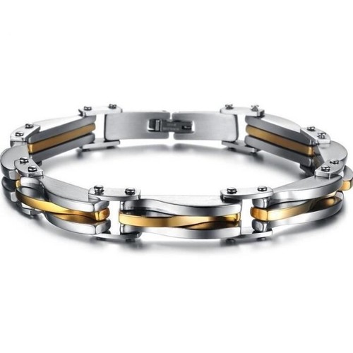 Bracciale titanio acciaio - bracciale,