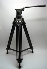 Libec TH950-DV Testa Fluida con Gambe Treppiede in Alluminio a Due Stadi