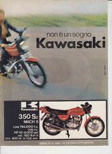 advertising Pubblicità MOTO KAWASAKI 350 S2 MACH II 1971 MAXIMOTO MOTOGIAPPONESI