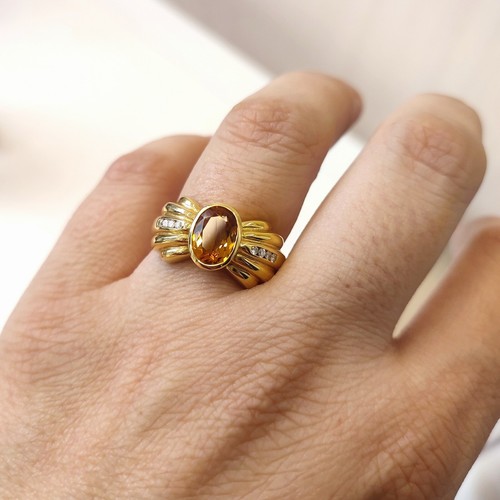 Anello vintage oro giallo - anello, in