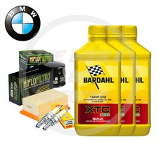 KIT/TAGLIANDO BMW F/800/GS 2007/2011 FILTRO OLIO ARIA CANDELE BARDAHL XTC 10W50