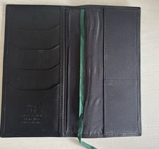 Porta agenda in pelle nero
