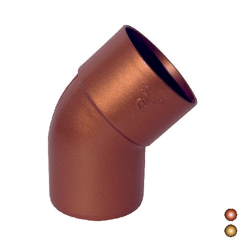 Curva pluviale dh ø 80 - curva, 45