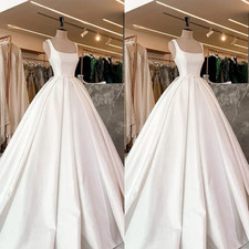 Abiti da sposa in raso di