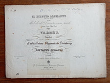 Giovanni Strauss - Il diletto Alemanno - Valzer per Pianoforte op 127 - Ricordi