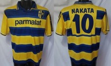MAGLIA VINTAGE PARMA A.C. 2000 2001 HOME # 10 H. NAKATA TG.  XL NON ORIGINALE