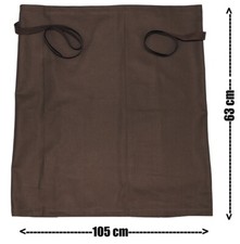 Grembiule in vita da lavoro cucina bar pizzeria chef cuoco lavapiatti marrone 