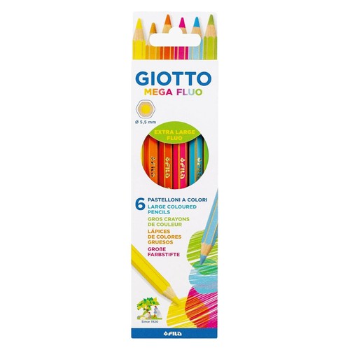 Pastelli matita giotto mega - pastelli,