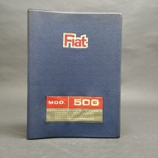 Catalogo di ricambi auto Fiat 500 in raccoglietore ad anelli, 1965. Mediocre