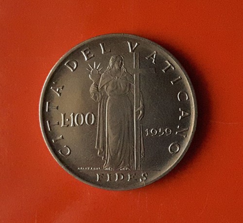100 lire 1959 vaticano - lire, errore
