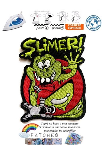 Patch slimer ghostbusters - patch, iron