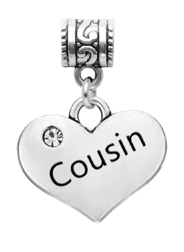Charm pendente forma cuore - charm,