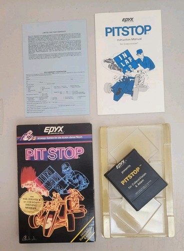 Epyx pit stop colecovision - epyx,