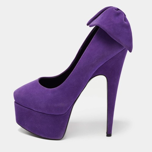 Giuseppe zanotti purple suede - giuseppe,