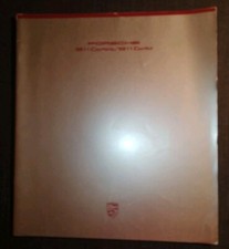 PORSCHE 911 CARRERA/TURBO CATALOGO VETTURA BROCHURE INFORMATIVA 