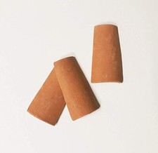 Tegole medie in terracotta 20x30 mm per tetto presepe confezione 20 Pz