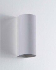 APPLIQUE CILINDRICO IN GESSO DIAMETRO 70X160 ATTACCO