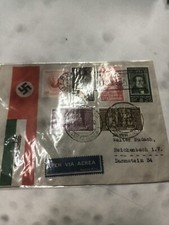 RARA BUSTA LETTERA VIAGGIATA ASSE ITALO-TEDESCA