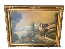 Signed Canvas Painting -