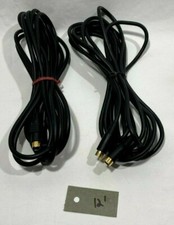 TESTATO (confezione da 2) cavi S-Video oro 12FT (TV DVD VCR SAT RCVR CAM PC/TV card)