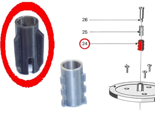 Trident maintien bobine - trident,