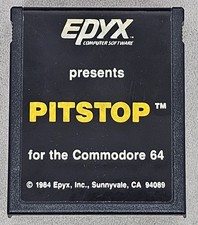 Cartuccia Pit Stop Commodore 64