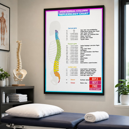 Poster anatomia spinale stampa
