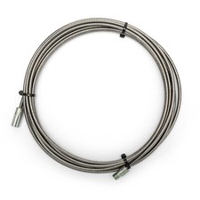 BARETTO Prolunga INOX 9 M per Spazzole Pulizia Tubi Stufa Pellet 80-100-120mm