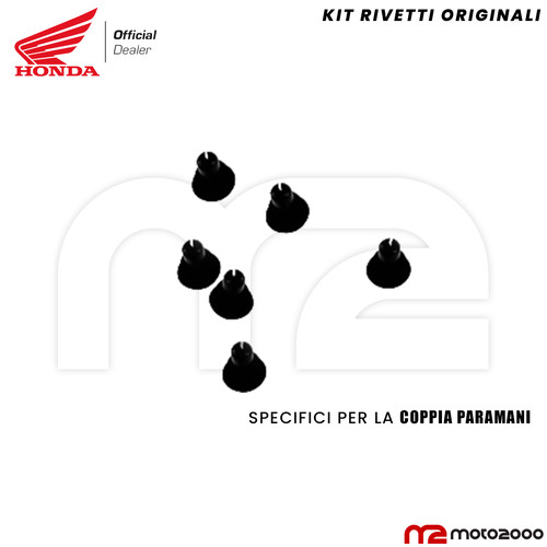 Kit rivetti clip - clip, fermo
