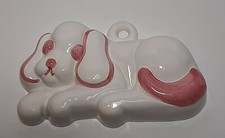 Vecchia Formella Lene THUN Cane Celeste Rara Fuori Produzione cm 15 Formina