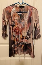 BLEU Shirt Blouse Top petite