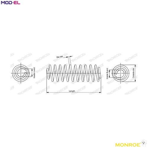 Molla sospensione sp4036 per - molla,