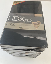 6 Cassette Video VHS TDK E-120