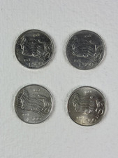 4 monete da 500£  quadriga in