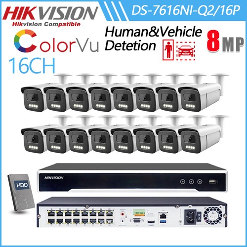 Hikvision 16ch colorvu 8mp - hikvision,