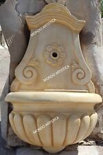 FONTANA PENSILE SOSPESA A MURO PARETE CON VASCHETTA PER ESTERNO  IN CEMENTO H 75