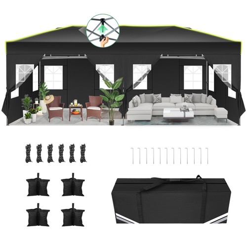 Gazebo pieghevole pop 3x6 - pieghevole,
