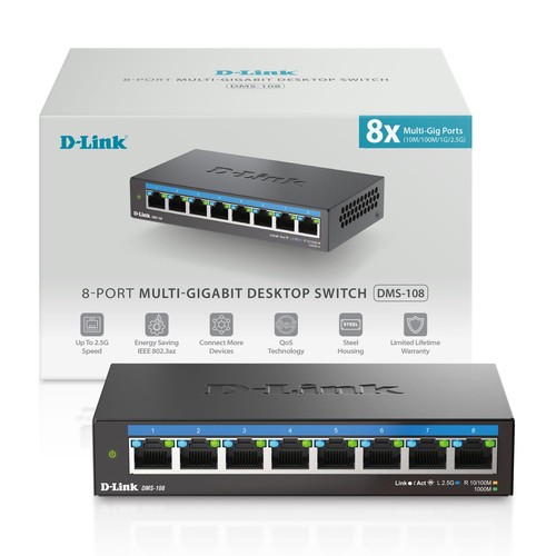 Dlink 8port 5gb switch da - dlink,