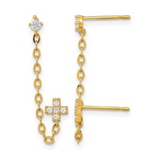 Orecchino singolo 14k Madi K