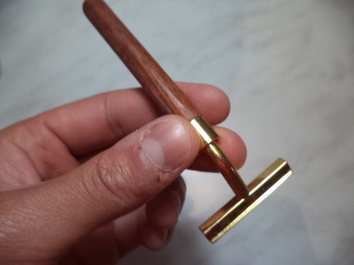 Rasoio barba metallo con - da,