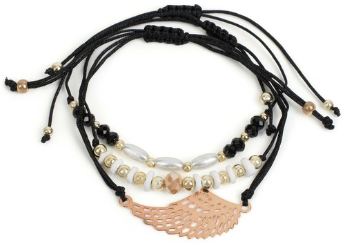 Set bracciali in - 3, tessuto