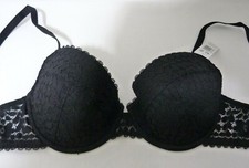 PRINCESSE TAM TAM Monica soutien gorge corbeille mousses noir neuf