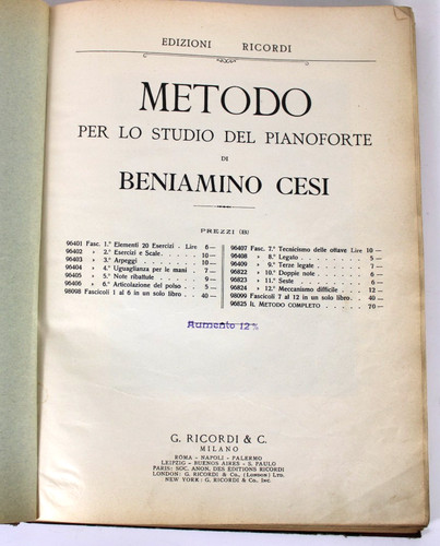 Metodo per studio del - lo,