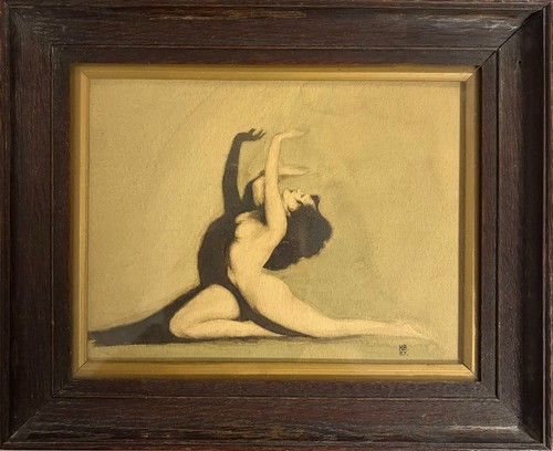 Dipinto antico donna - dipinto, antico: